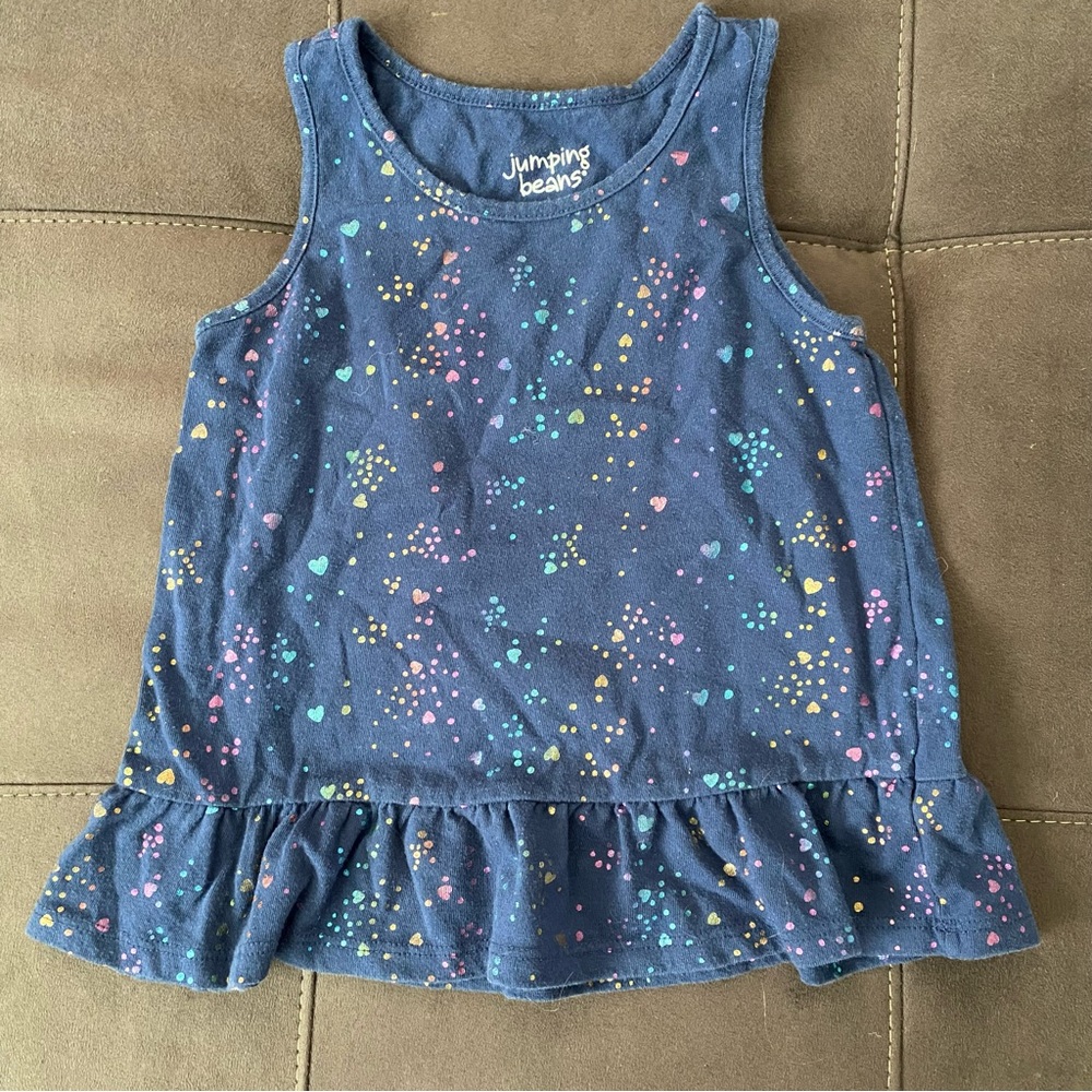 Jumping Beans Girls tank top blouse.